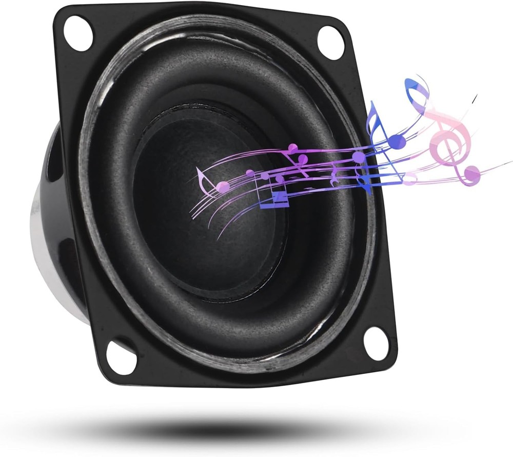 2Pcs 2" 2inch 4Ohm 10W Full Range Audio Speaker Stereo Woofer 2PCS