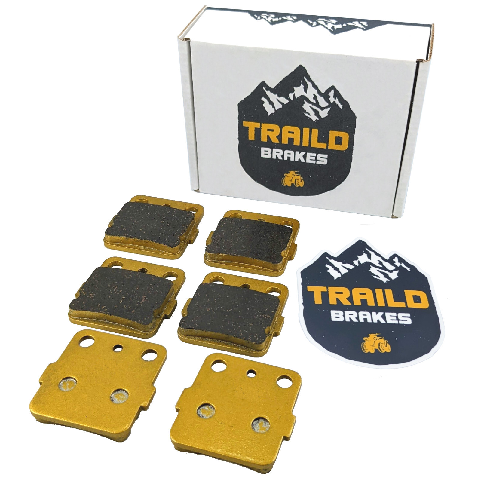 Yamaha Raptor 660 R/350 Ceramic Brake Pad Set Front & Rear 2001-2013