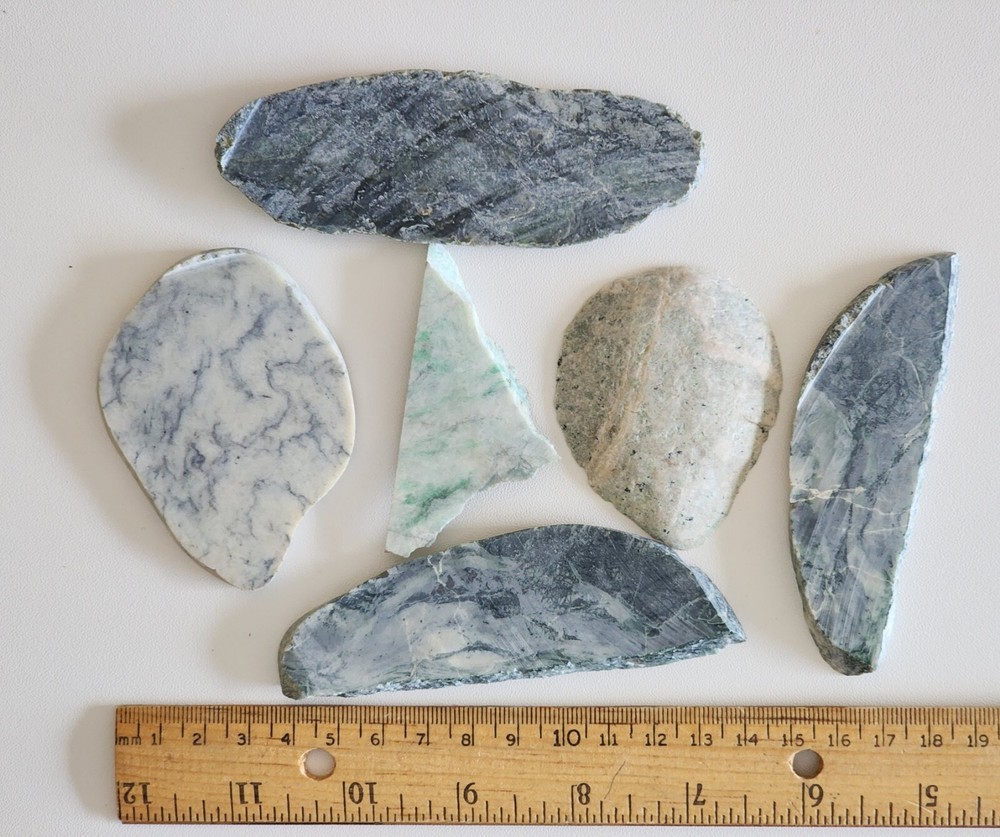 Nephrite Jade Lapidary Slabs
