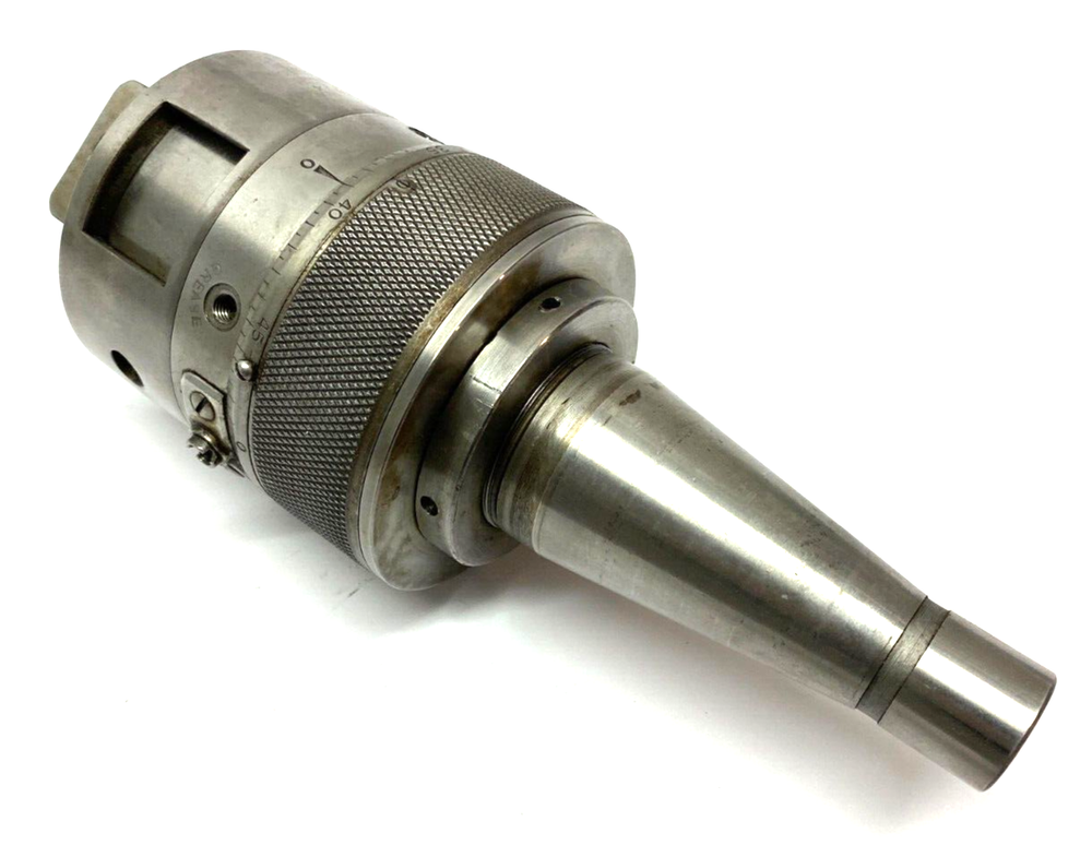 Precision Tool Co No. 2 Universal Tool and Boring Lathe Head 0-50 Adjust