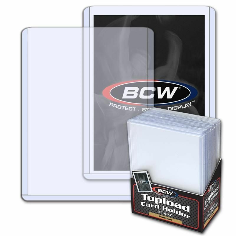 YOU PICK! BCW Top Loaders 35 59 79 108 138 168 197 pt Sleeves Team Bags 55 75