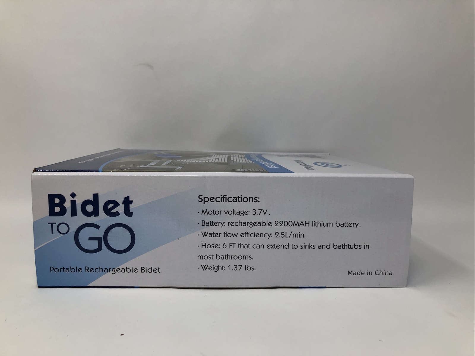 NEW! MyPorta Wash Bidet To Go Portable Recharging Bidet