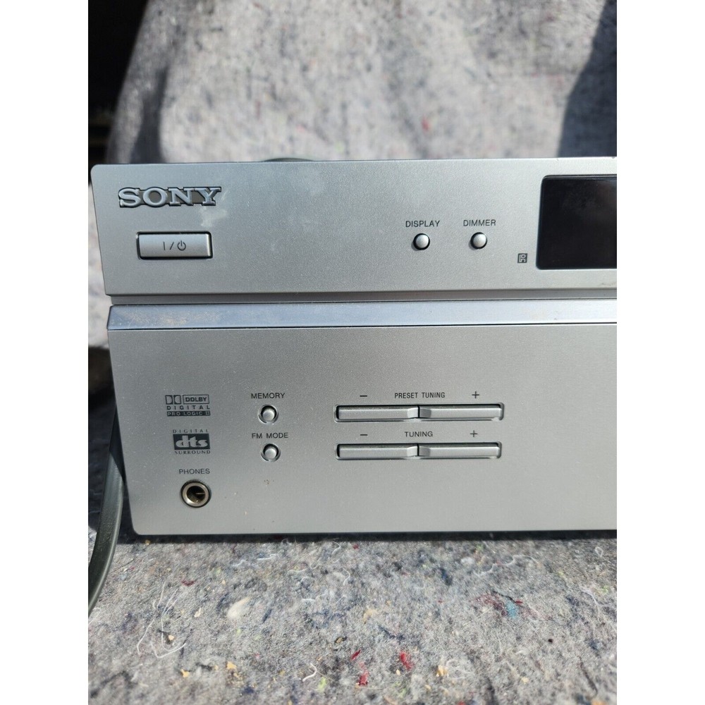 Sony STR-K660P Receiver Stereo Silver Tested Works