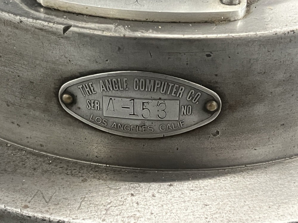Vintage Angle Machinist Table Precision Tool Angle Computer Co. Large Block