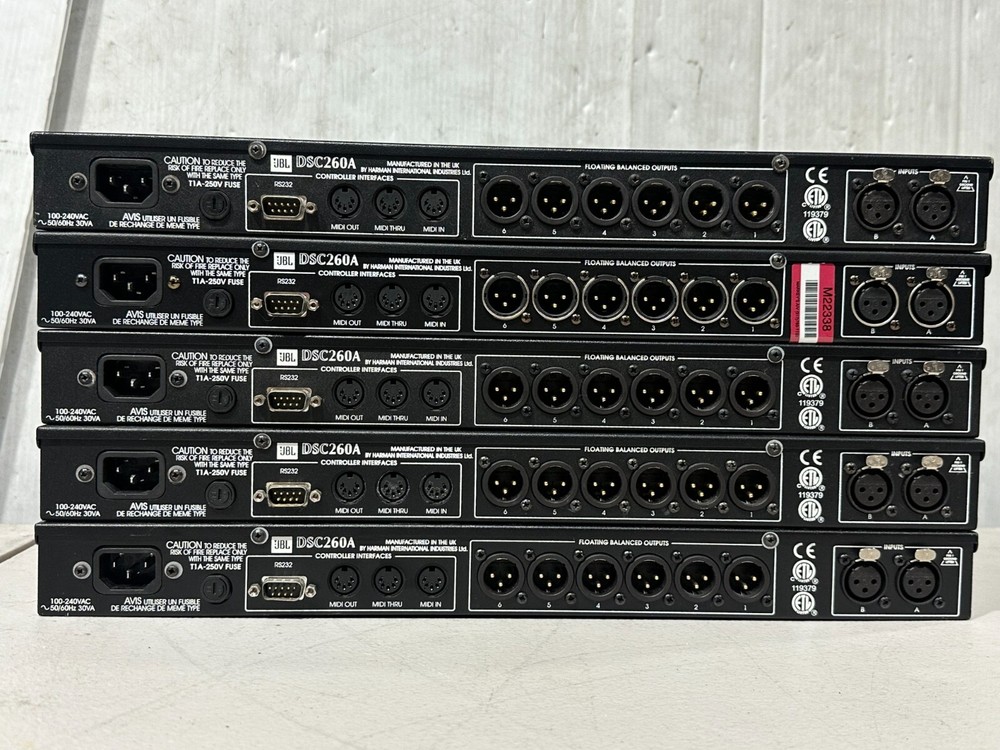 JBL DSC260 Digital System Controller Processor 2 in 6 out #7015 (ONE)THS