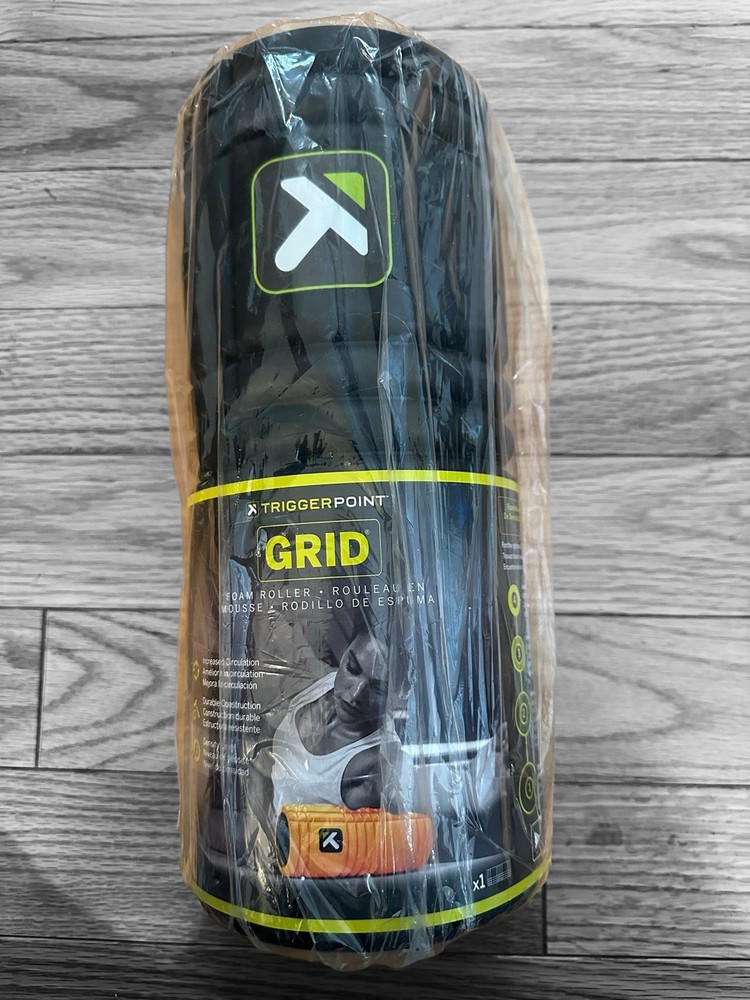 TriggerPoint Grid Foam Roller Deep Tissue Muscle Massage Black Green