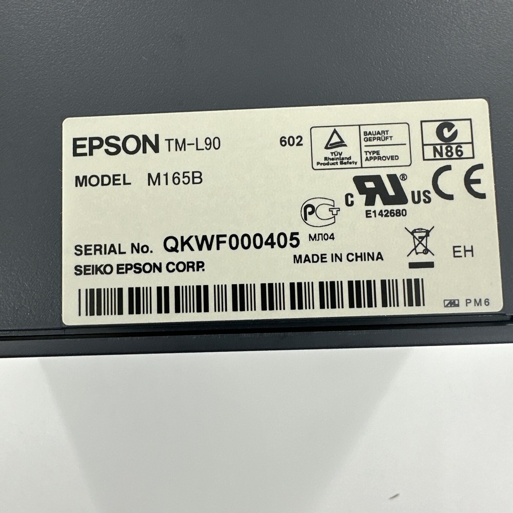 Epson TM-T90 Model M165A Thermal Receipt Printer - PRINTER ONLY