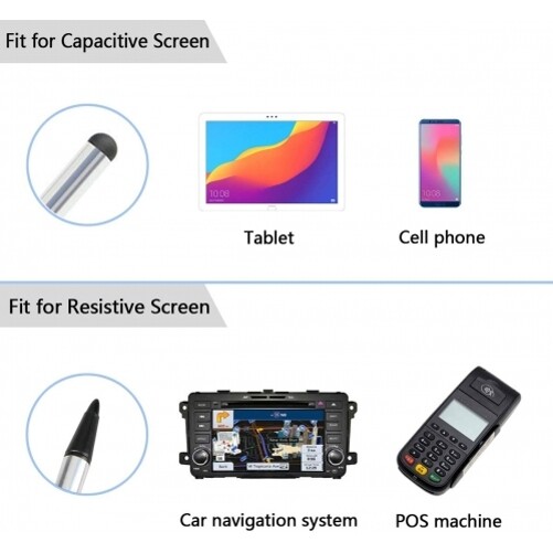 For iPhone 16/Pro/Max/Plus - Capacitive and Resistive Stylus Pen Touch Compact