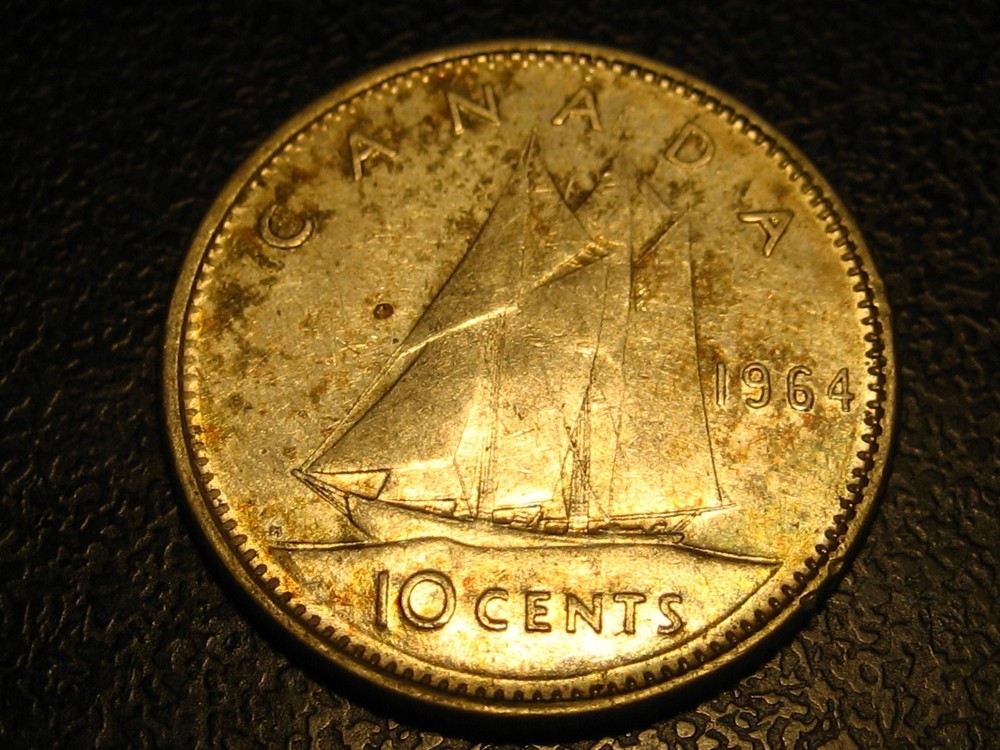 1964 Canadian Dime