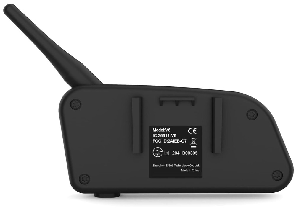 EJEAS Vnetphone V6 Motorcycle Bluetooth Headset, 2 Riders Intercom Bluetooth 5.1