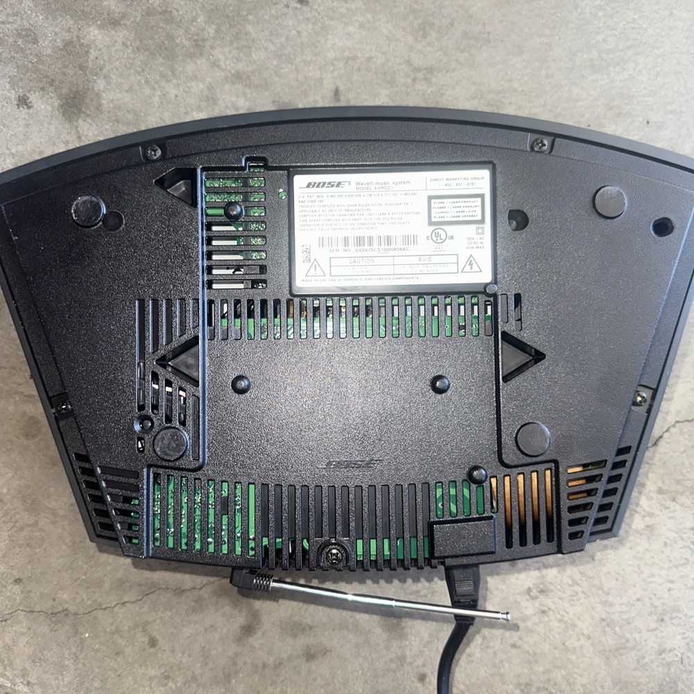 Bose Wave Music System CD Player - Graphite Gray (AWRCC1) Missing Remote