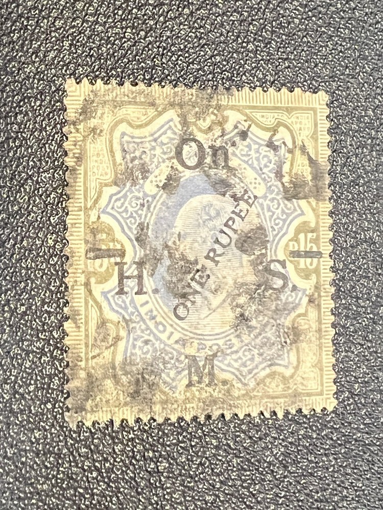 India stamp O67 used