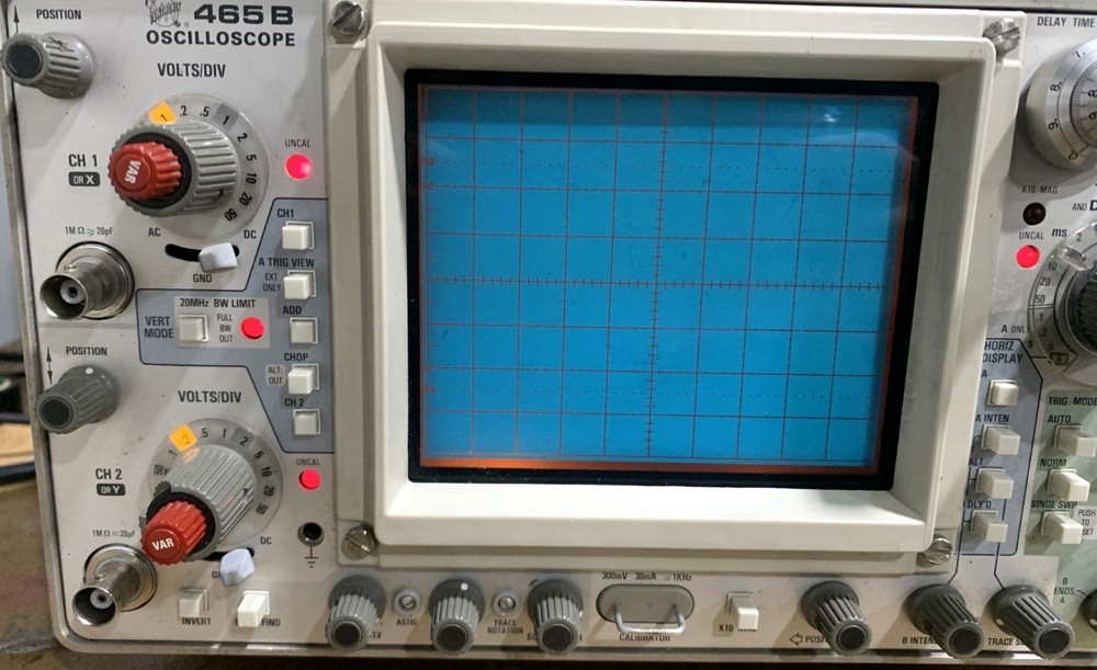 Techtronix Oscilloscope 465B 115V Power Tested Please Read