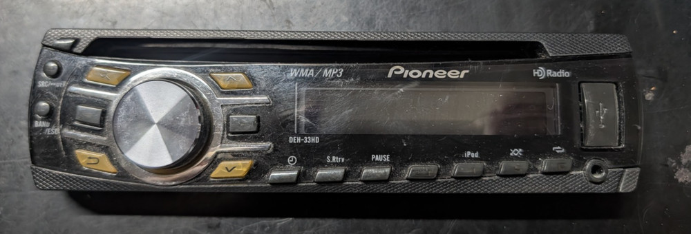 PIONEER DEH-33HD Faceplate Only- Tested