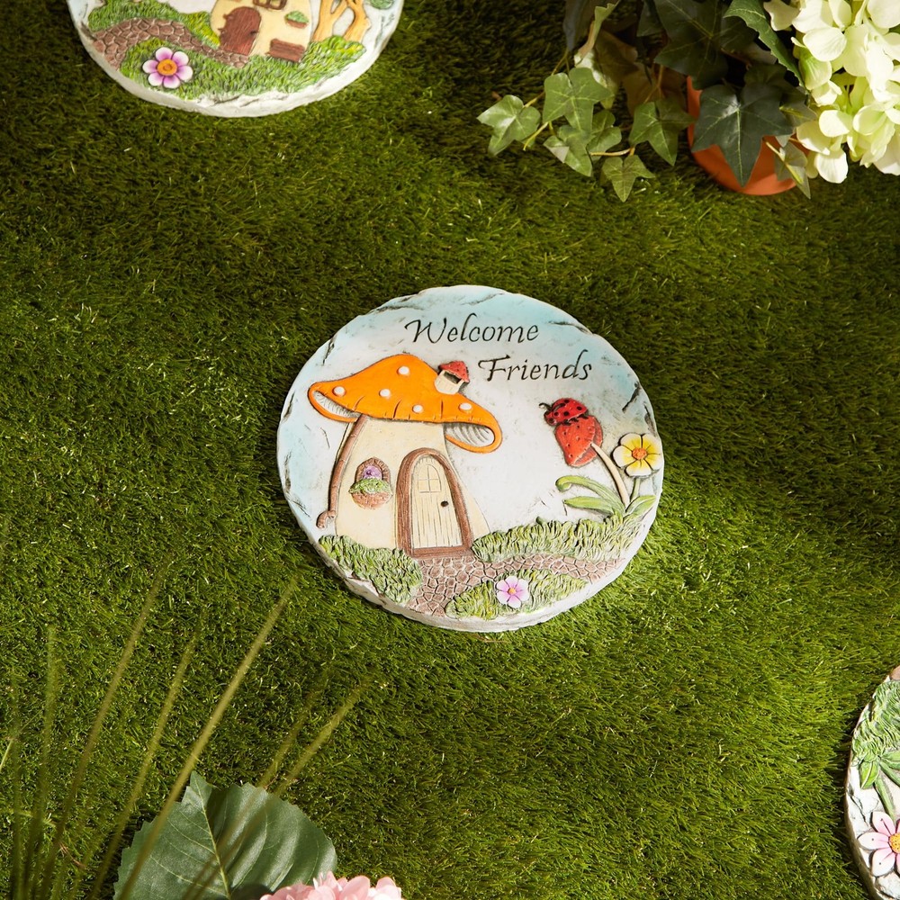 Accent Plus Welcome Friends Stepping Stone