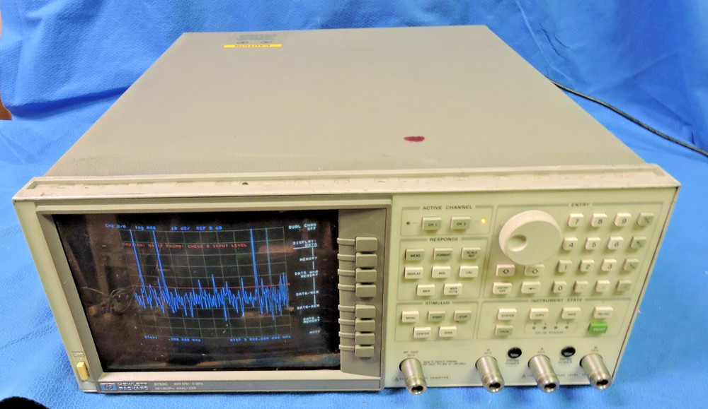 HP Agilent 8753C Network Analyzer 300kHz-3GHz / Softkeys Not Responding Repair