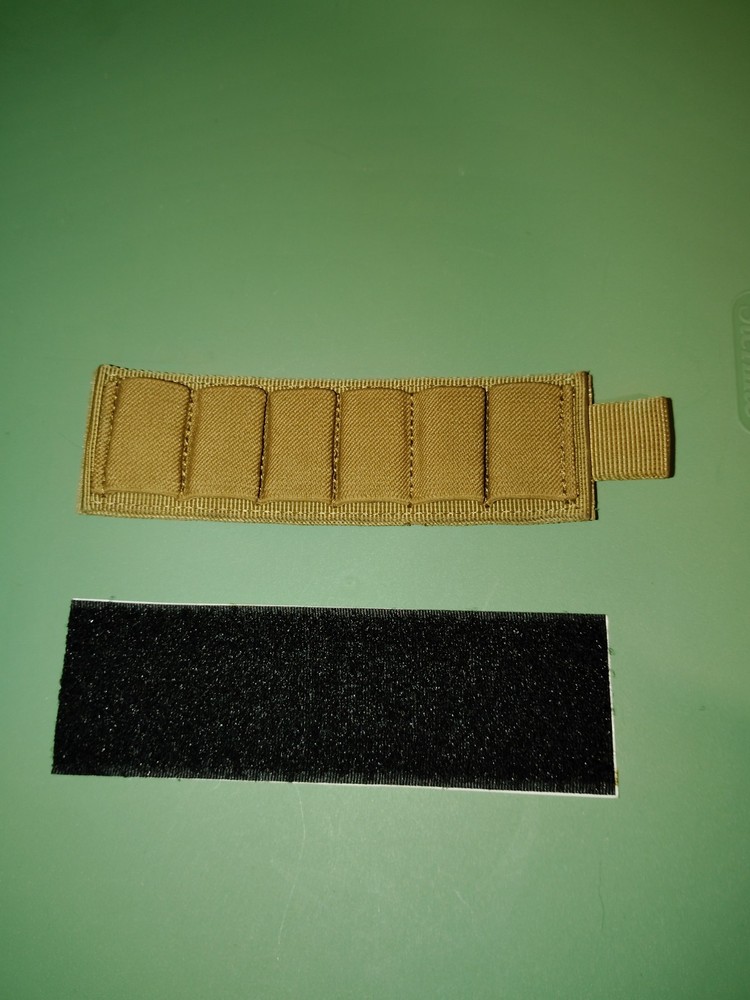 12ga Side Sadle, Hook and Loop, Adhessive Backed, Coyote Brown