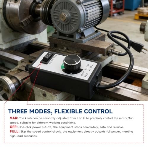 AC 120V Replacement for Router Fan Variable Speed Controller Electric Motor