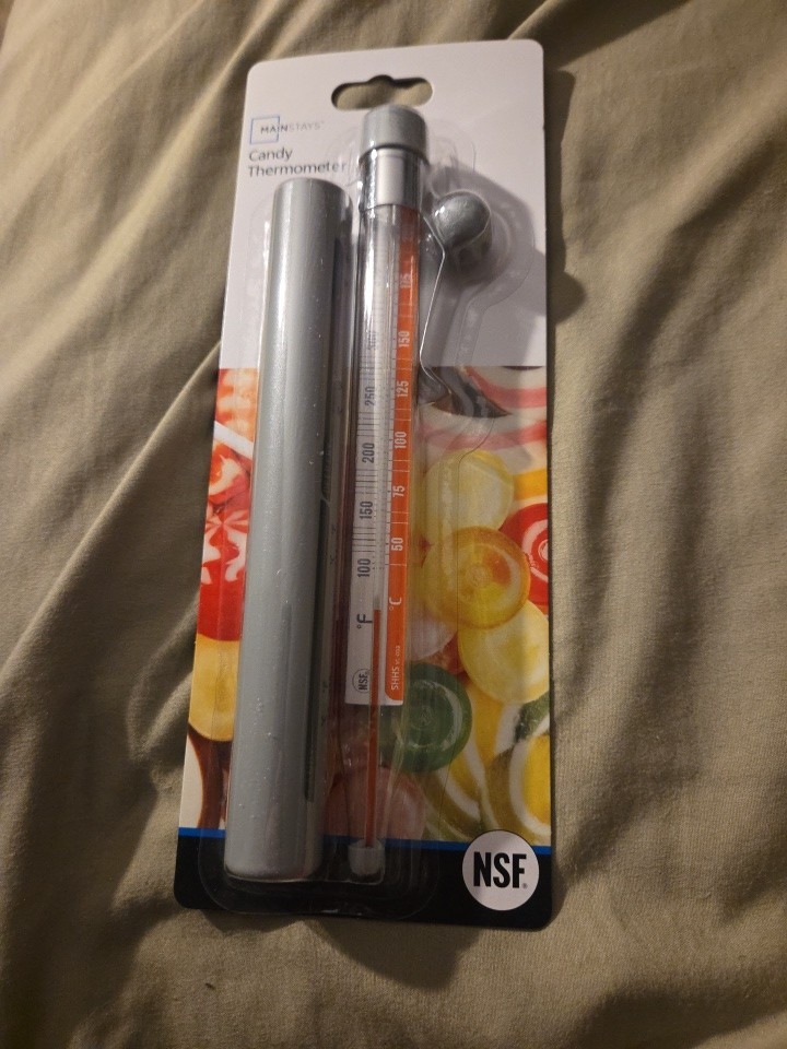 Mainstays 8" Candy Thermometer  Range 100 - 400 Degrees