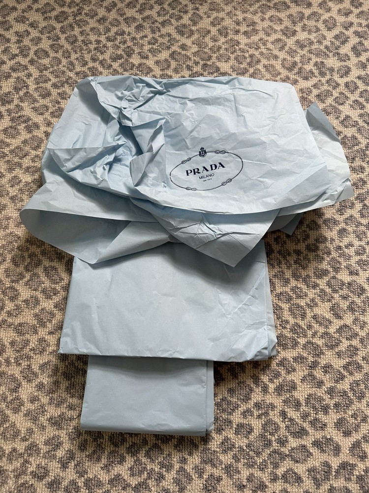 Authentic Prada Blue Tissue for Shoes