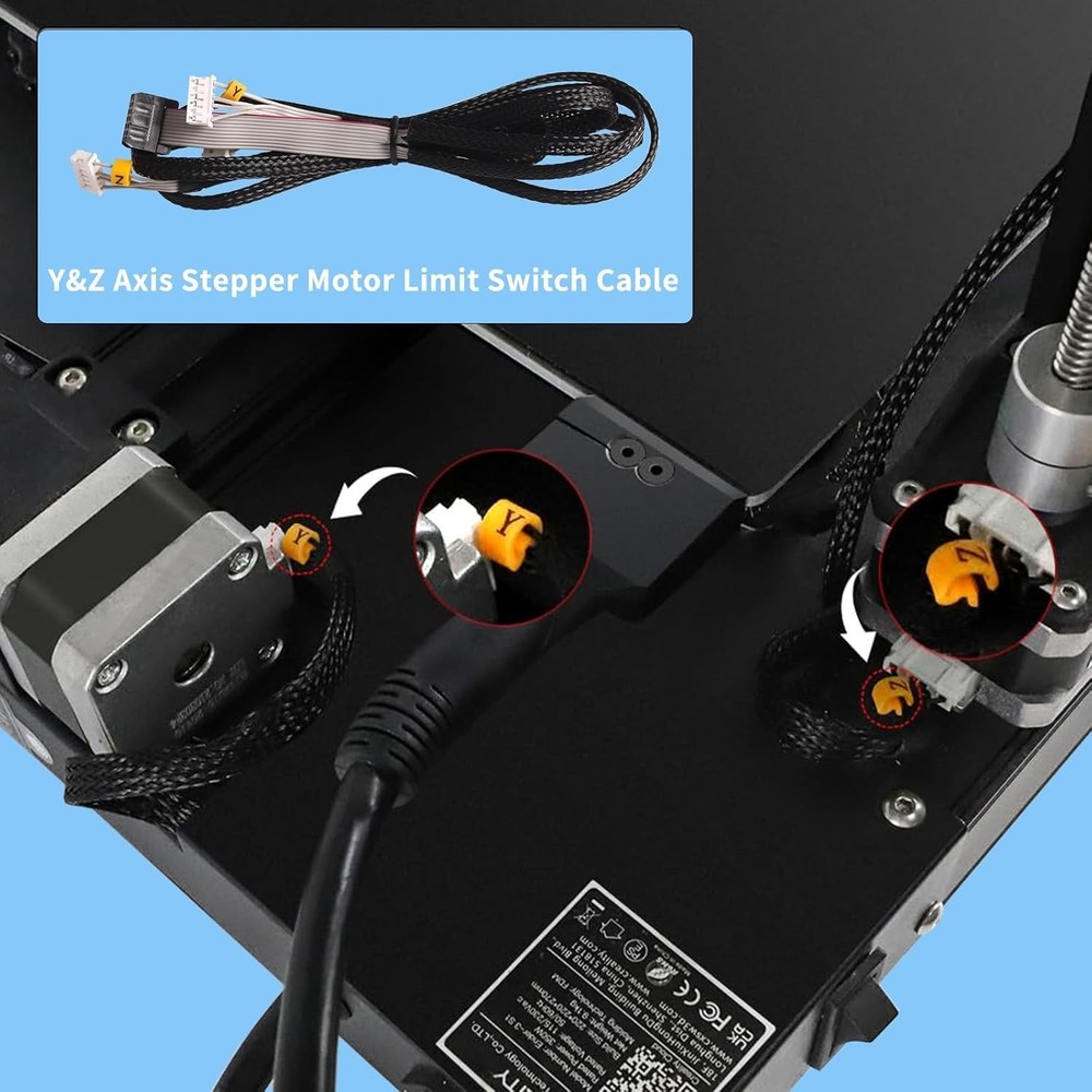 3D Printer Accessories - Ender 3 S1 Cable Replacement: Cable Wrap Spare Set for