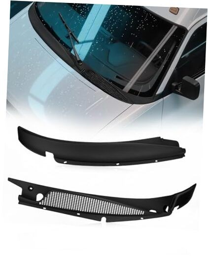 Windshield Wiper Cowl Panel Grille Compatible with 1996-2017 Chevy Express