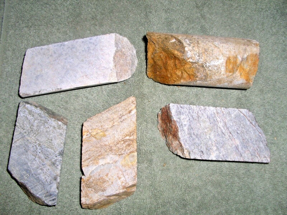 Split Drill Core Samples From Alaska Gold Mine 5 Pieces # 8