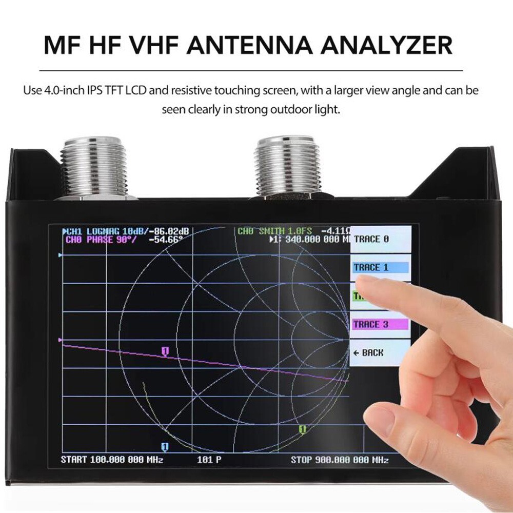 SAA-2N Vector Network Analyzer 50kHz-3GHz Antenna Analyzer Shortwave HF VHF UHF