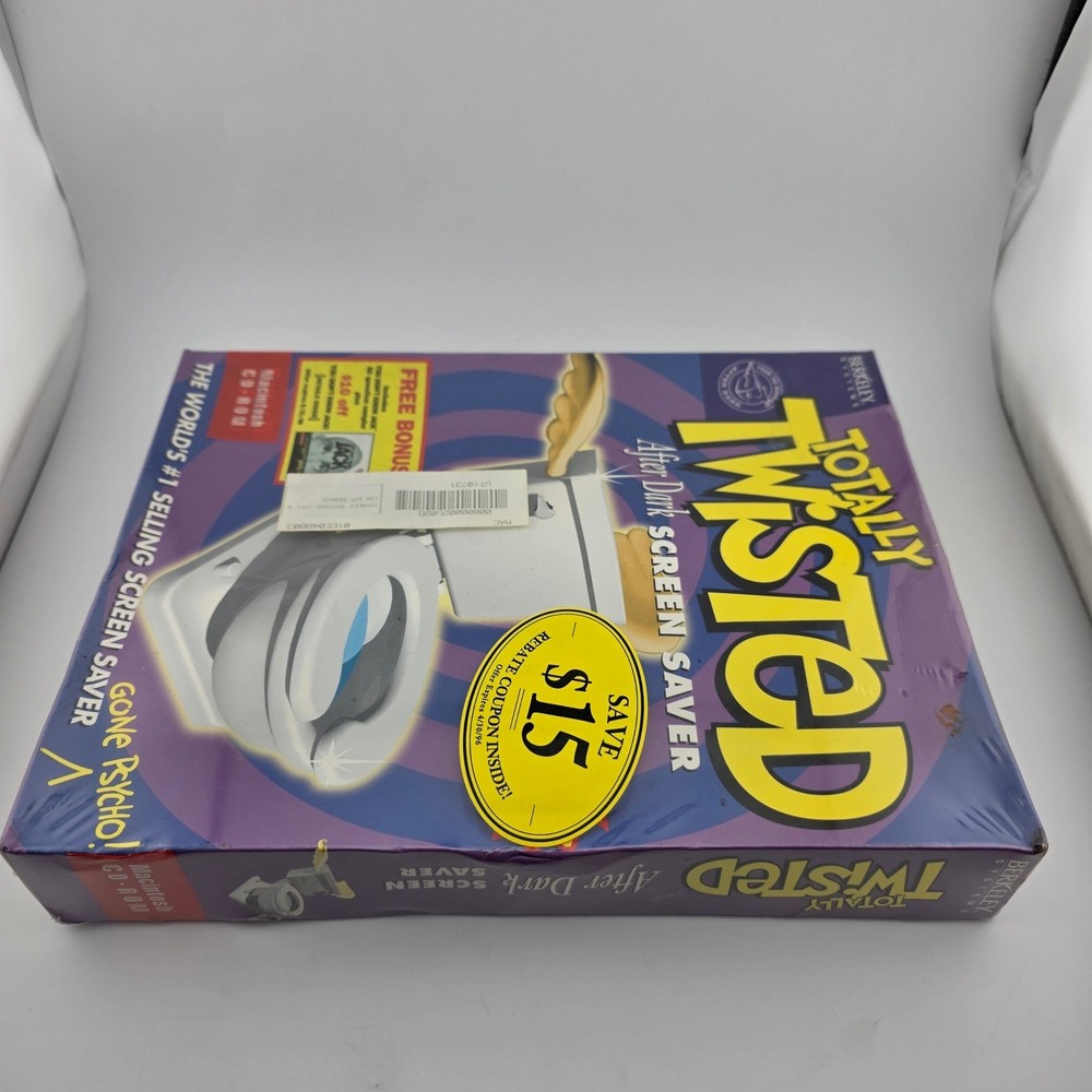 Berkeley Systems Totally Twisted After Dark Screen Saver Mac CD-ROM Sealed Warp