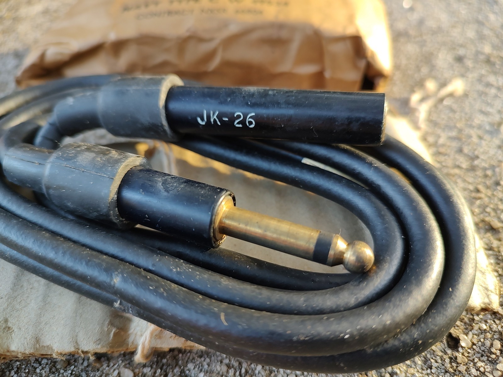 NOS, sealed, Headset Extension Cable CW49534, PL-55/JK-26, US Army / Navy