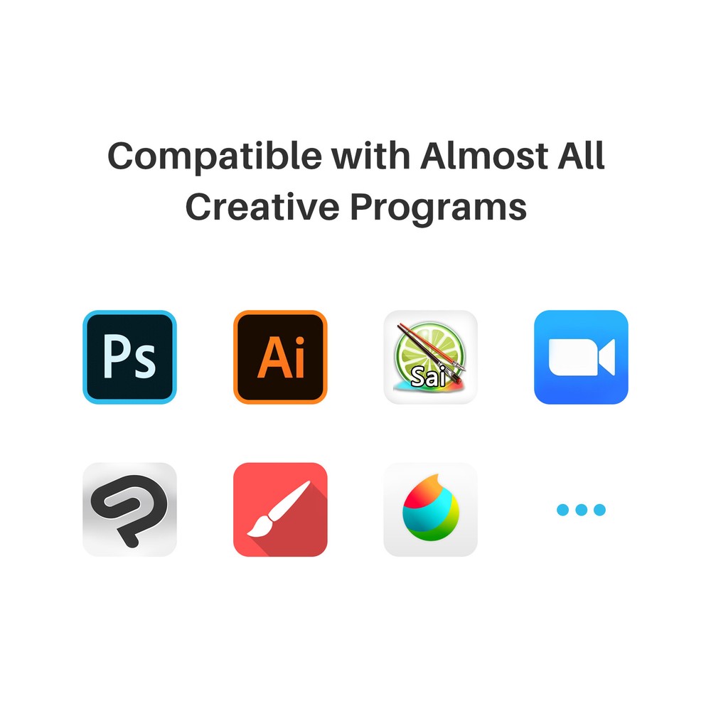 HUION Keydial Mini Bluetooth Programmable Keypad with Dial 5 Keys 18 Customized