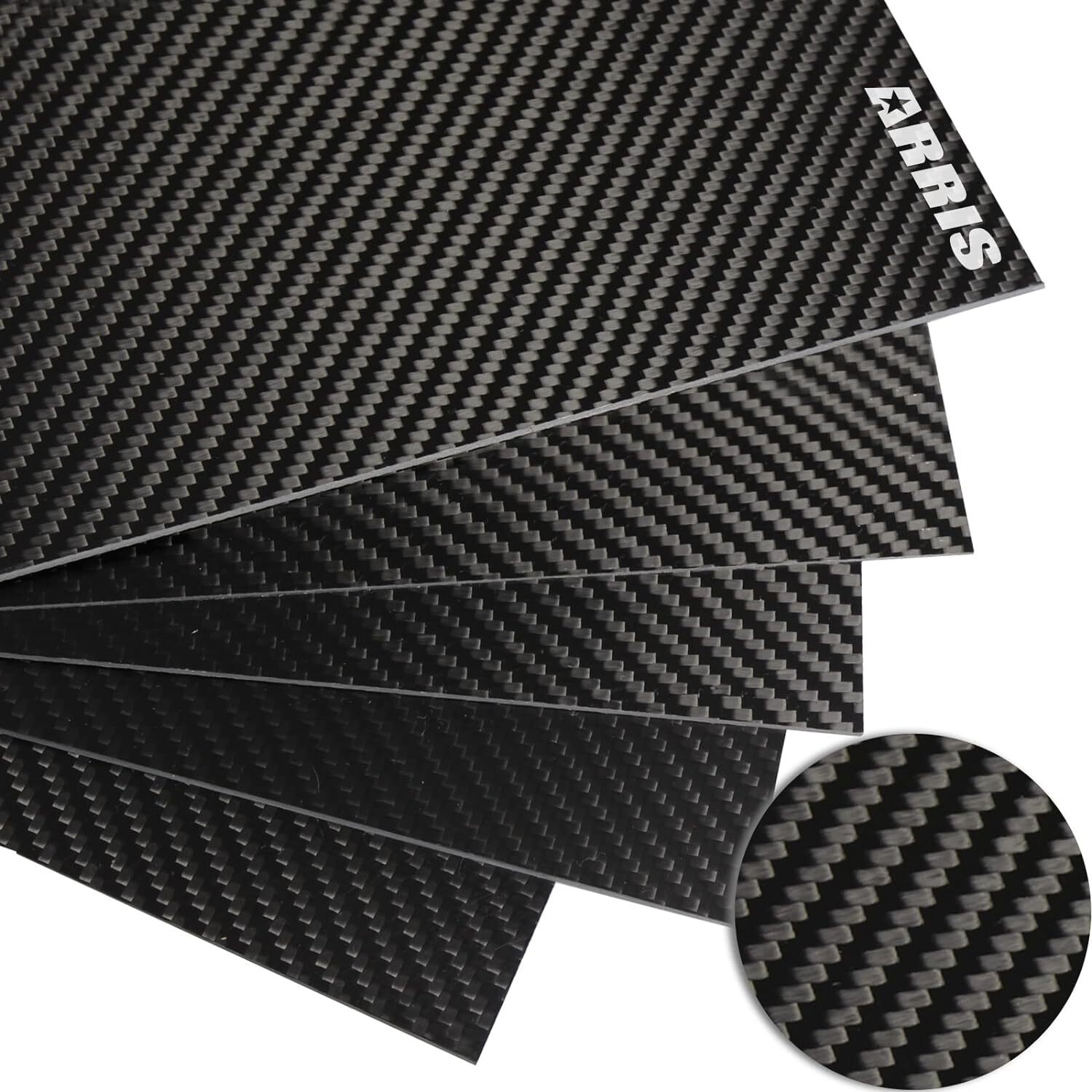 100% Carbon Fiber Board Laminate Carbon Fiber Sheet Plate  0.5-6 MM Thickness