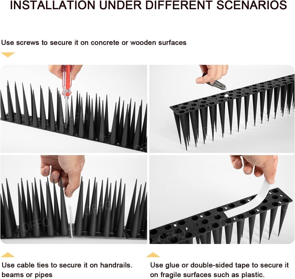 Durable Bird Spikes Cat Raccoon