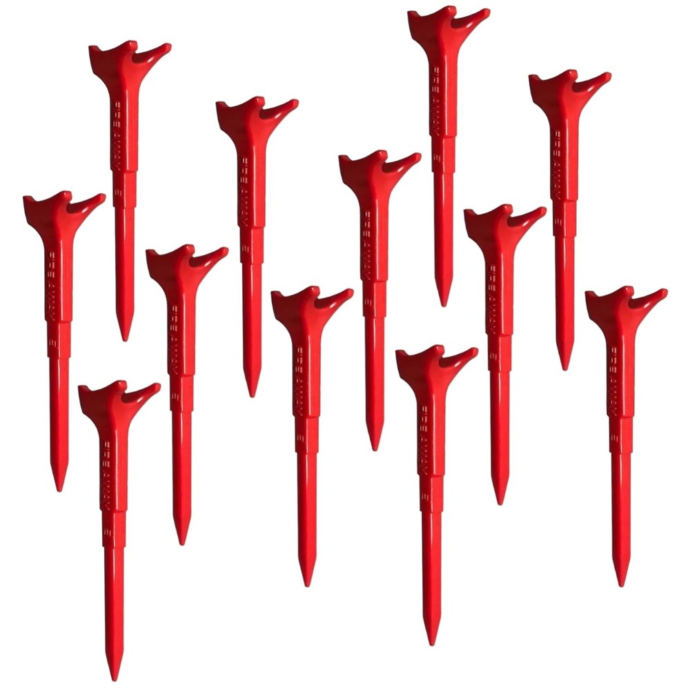 Unbreakable Plastic Golf Tees - Improved Trajectory