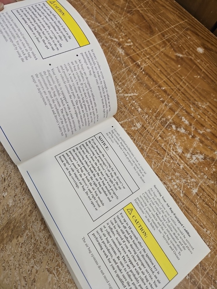 1997 Caillac Deville Owners Manual