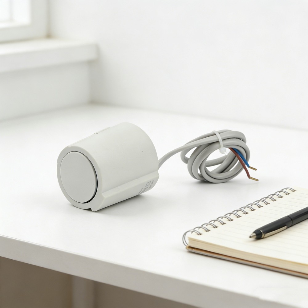 Electric Actuator for Heating Systems Underfloor Normally Open Closed Type