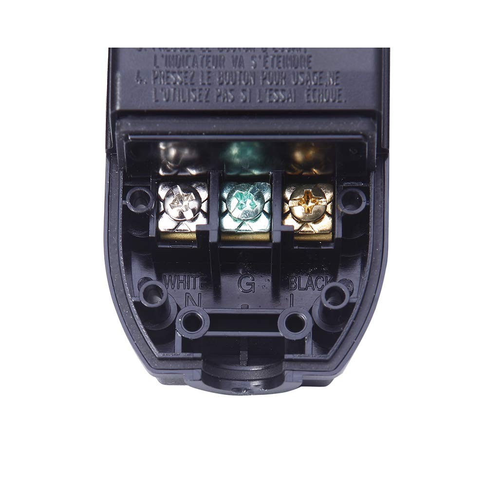 Replacement GFCI Plug for Pressure Washers & Pool Pumps, 15A, Waterproof 120V