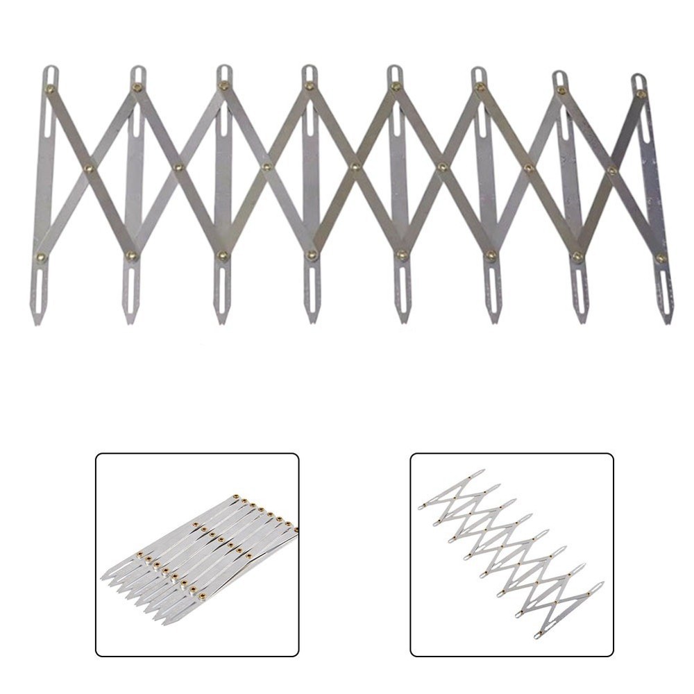 Adjustable Sewing Gauge Tool for Curtain Crafting and Button Placement