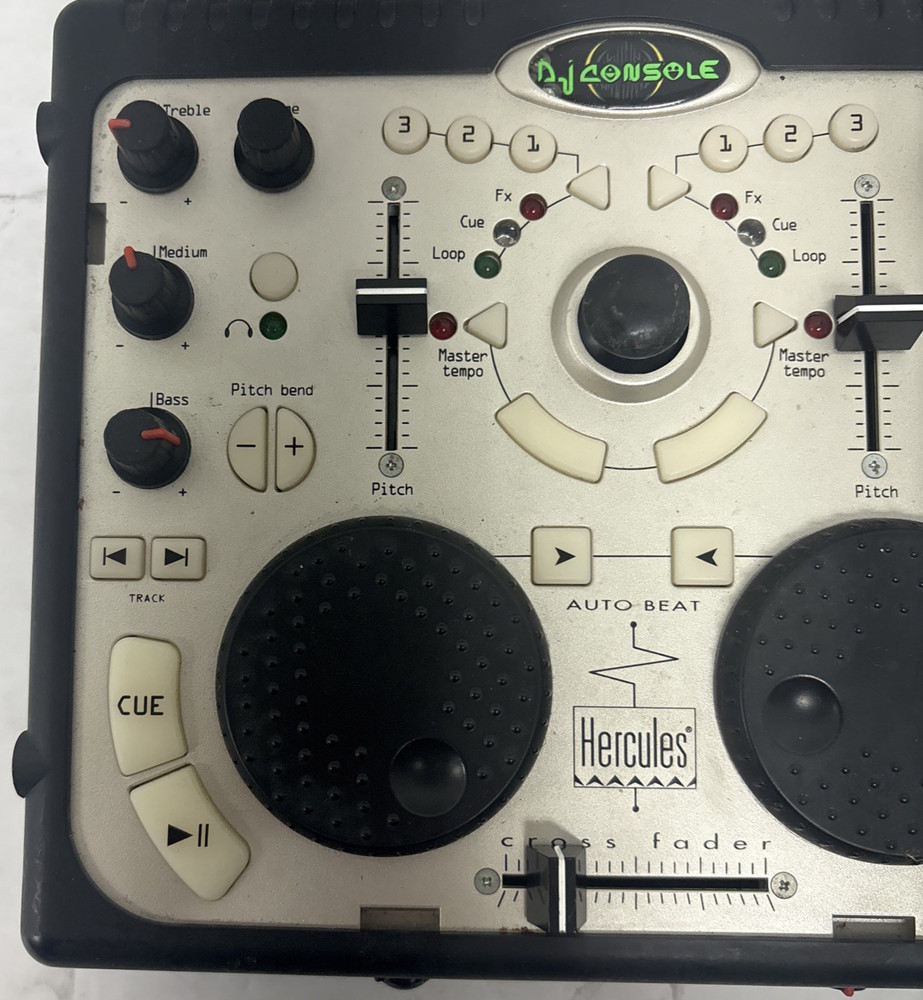 Hercules DJ Console Portable DJ Mix Controller & Multichannel Audio 4780287