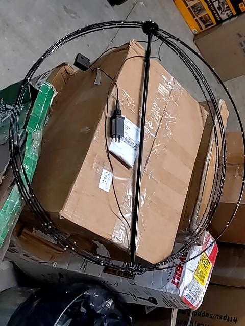 30 in. 3D LED Foldable Sphere Light 180 Warm White Microdot Lights