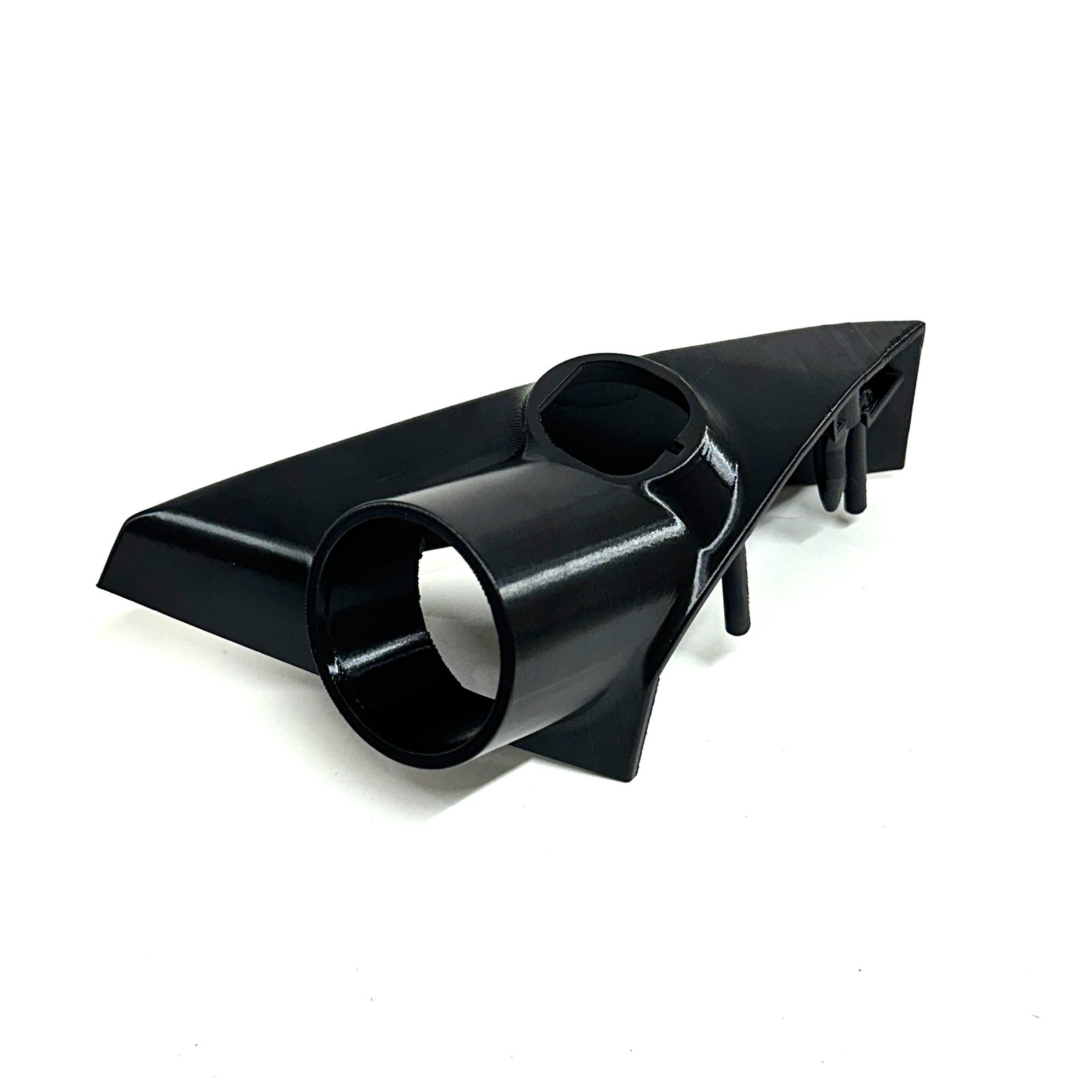 Single gauge pod mount for 2010-2014 Mustang mirror trim 52mm snap in