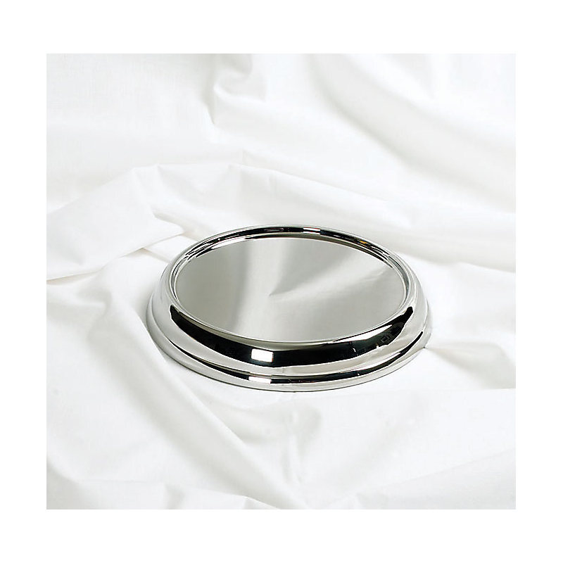 RemembranceWare Silvertone Communion Tray Base  Stainless Steel Silver