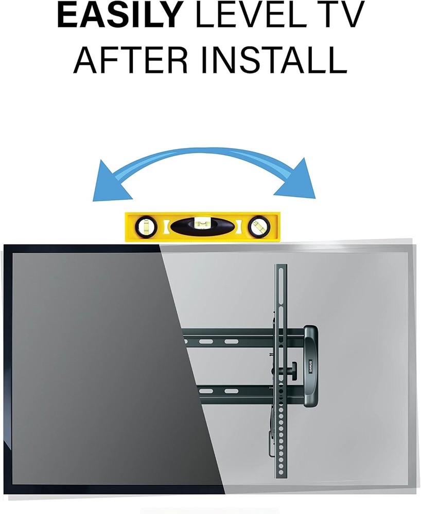 Universal Tilting TV Wall Mount for 50-86" Compatible w Amazon Fire TVs- OPENBOX