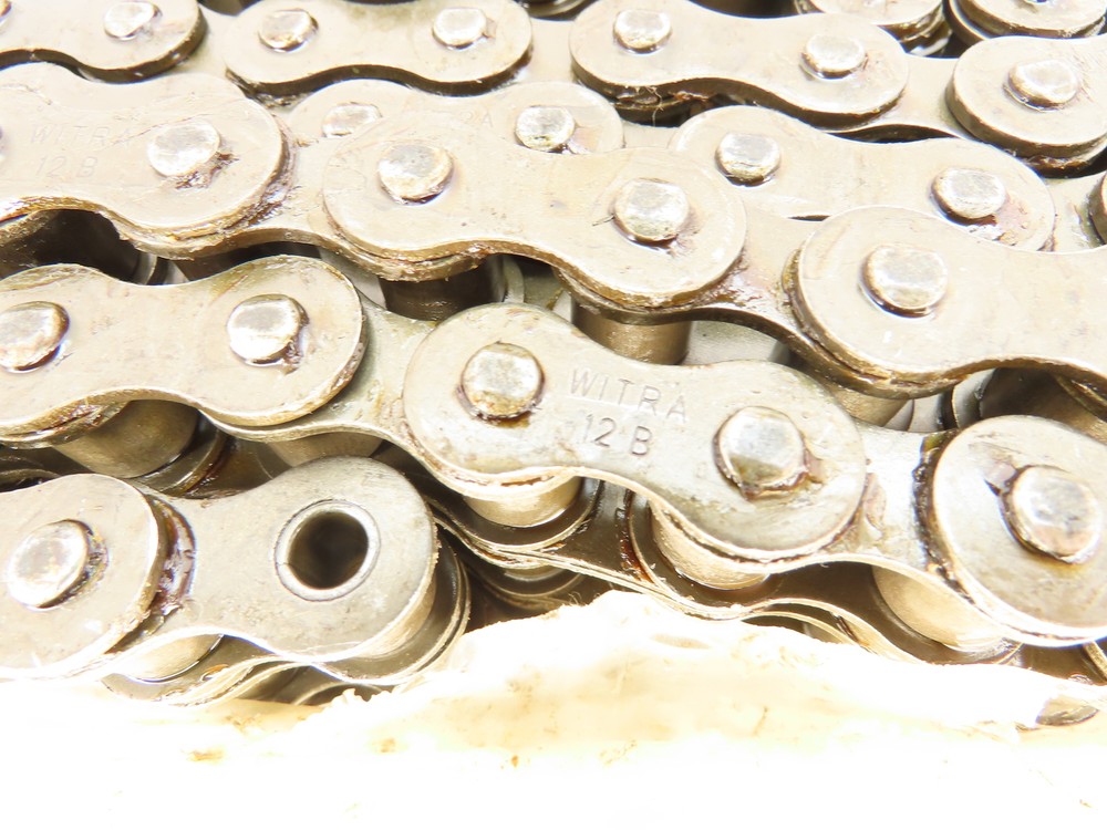 Witra 12B-3 riv Riveted Transmission Roller Chain 5 meter