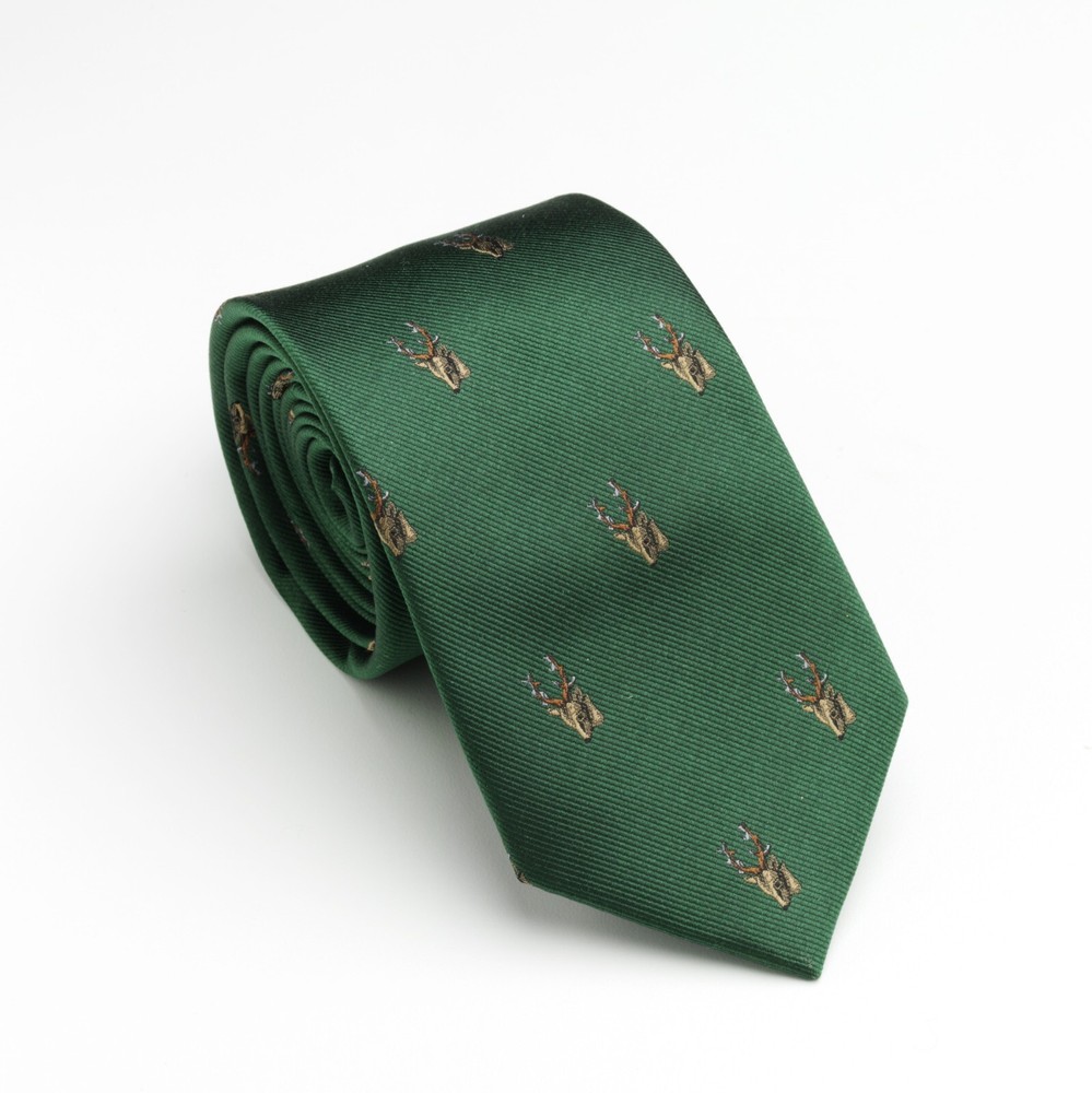 Laksen Trophy Deer Silk Tie