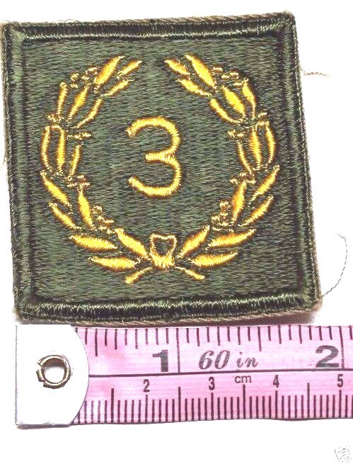 WWII US Army Meritorious Service 3rd Award Patch each P5014