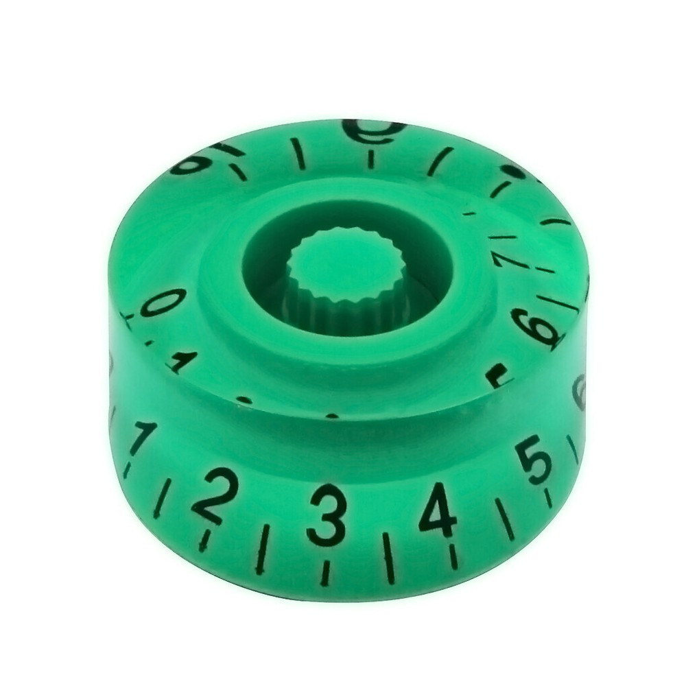 FLEOR 20PCS Green Barrel LP Guitar Volume Tone Knob Control Speed Knobs Button