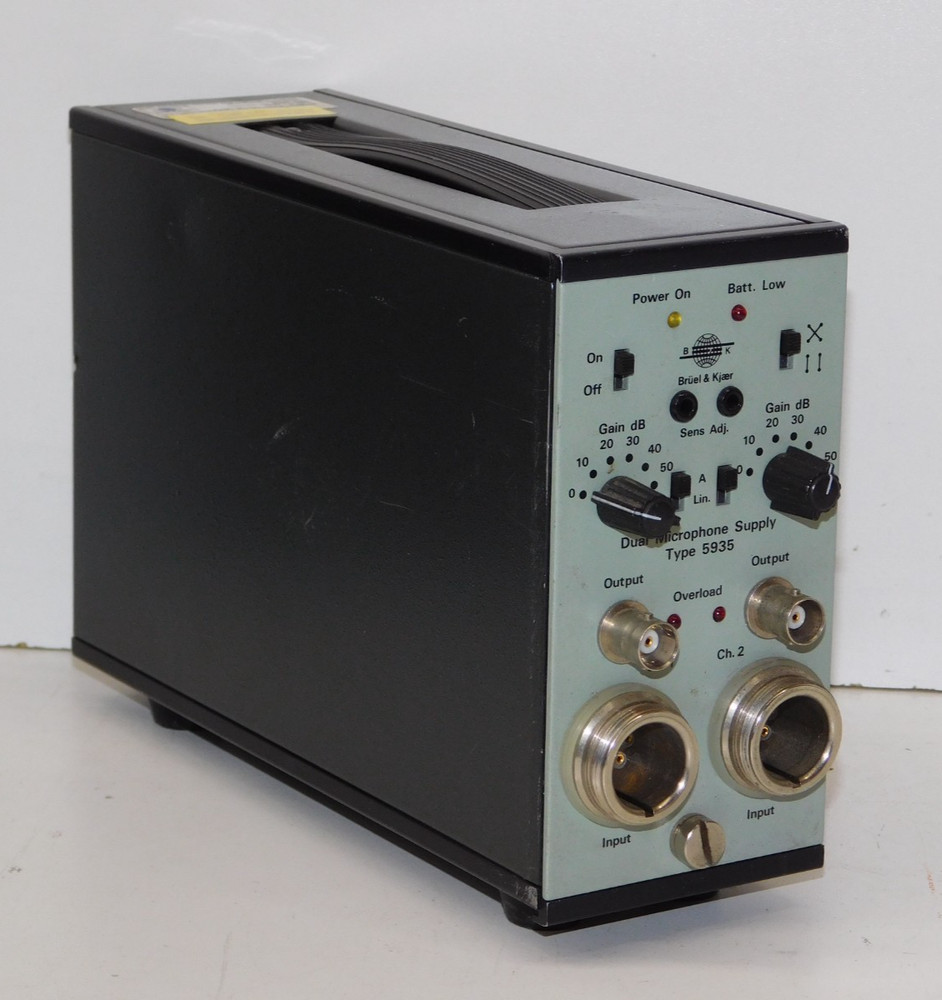 Bruel & Kjaer Type 5935 Dual Microphone Supply Module Amplifier Mic System Unit