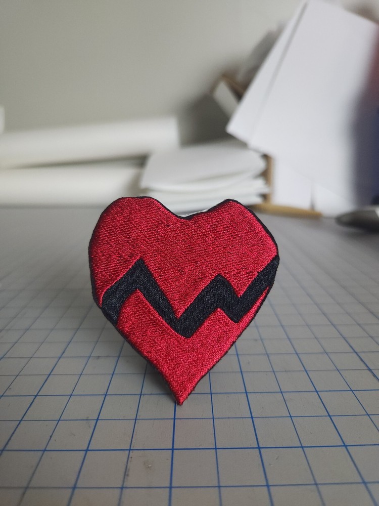 808s & Heartbreak Heart Iron On Patch