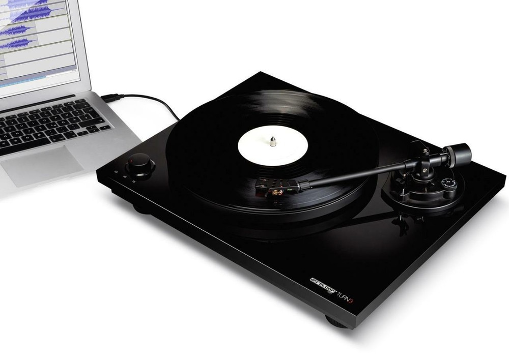 Reloop TURN3 Belt-Driven Semi-Automatic Turntable w USB Interface / Turn 3